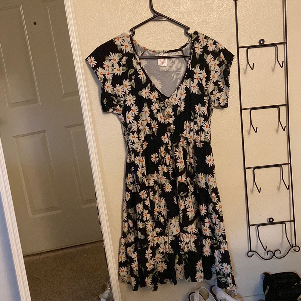 Womens sunflower dress